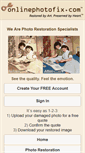 Mobile Screenshot of onlinephotofix.com